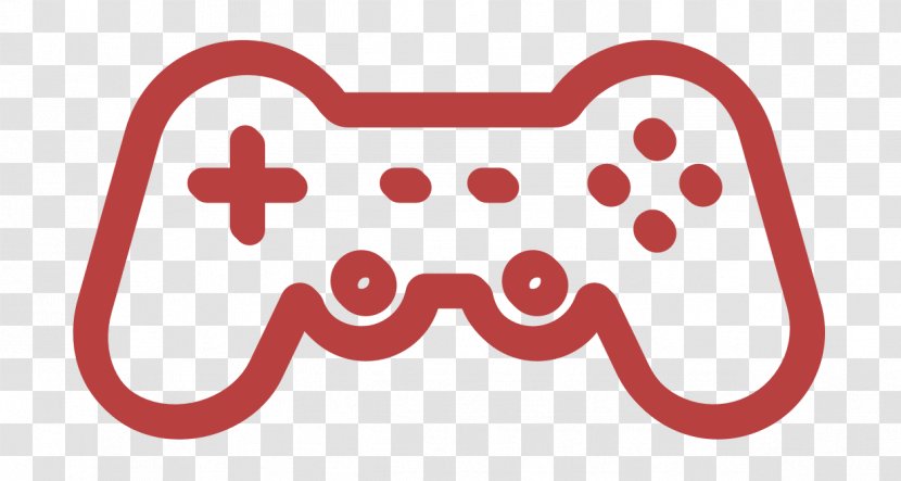 Joystick Icon Gamepad Miscellaneous Elements - Red - Gadget Playstation 3 Accessory Transparent PNG