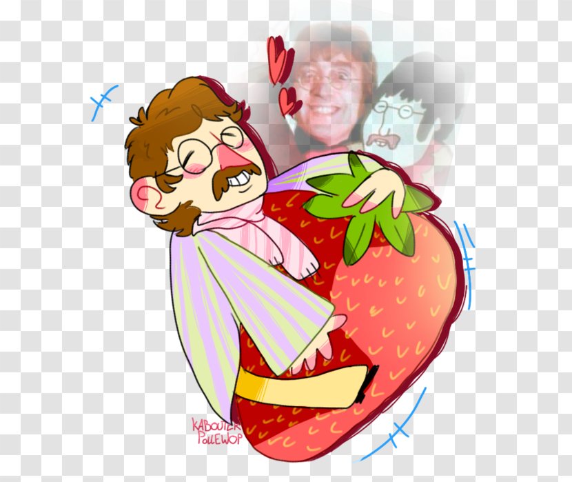 DeviantArt Strawberry John Lennon Artist - Deviantart - Beatles Fans Shea Transparent PNG