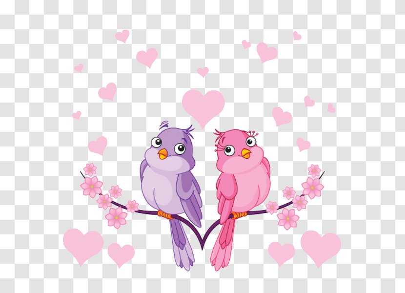 Royalty-free Clip Art - Heart - Love Birds Transparent PNG