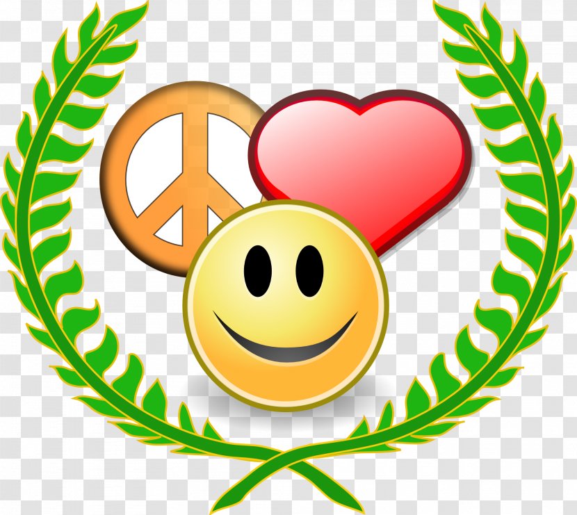 Peace Love Happiness Symbol Clip Art - Line - Peaceful Christmas Cliparts Transparent PNG