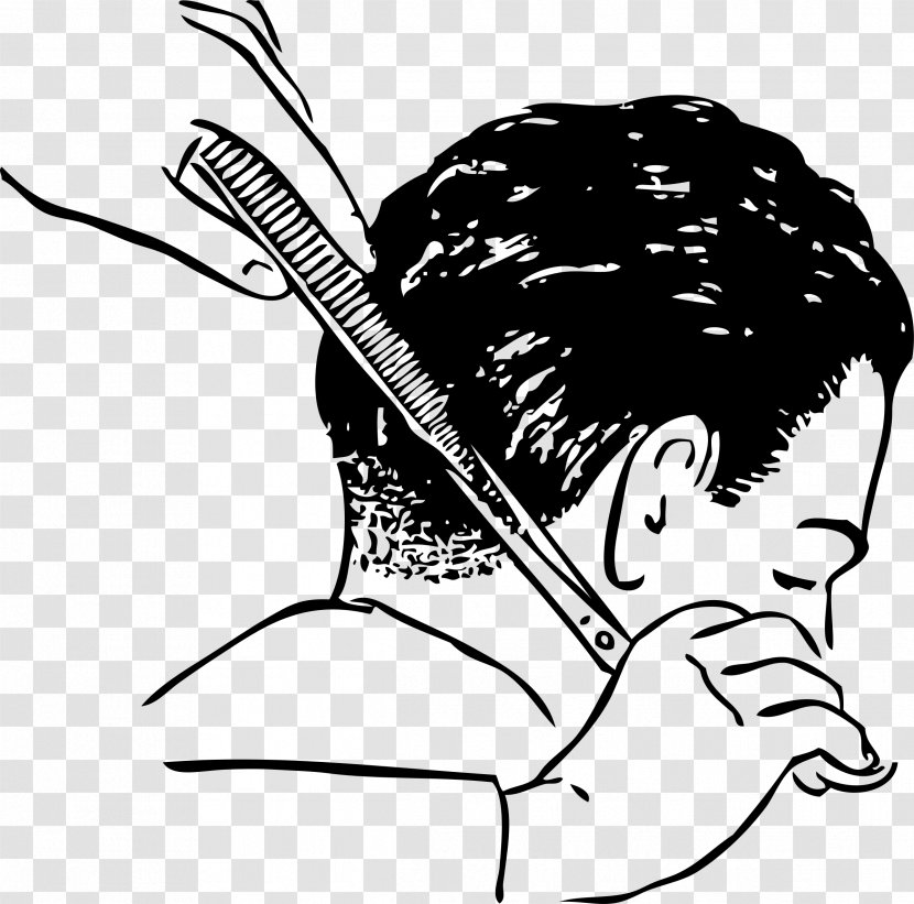 Hair Clipper Comb Barber Beauty Parlour Clip Art - Watercolor - Nurse Clipart Transparent PNG