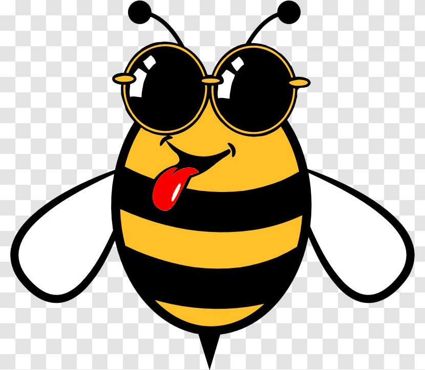 Honey Bee T-shirt Sunglasses Top - Glasses Transparent PNG