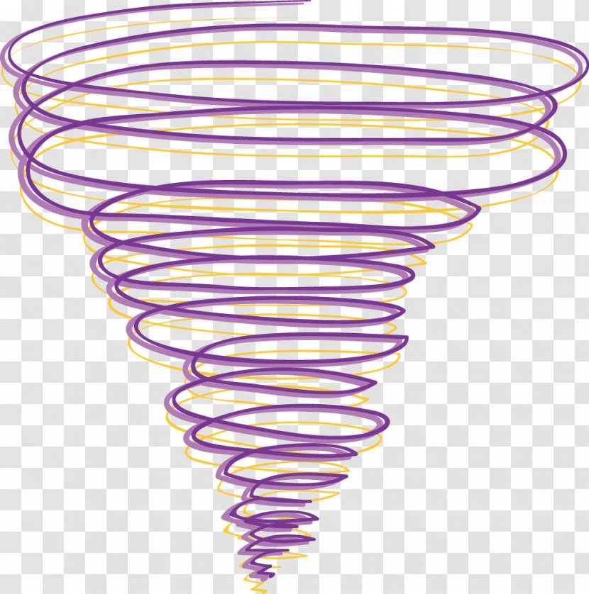 Euclidean Vector Brush Icon - Purple - Tornado Transparent PNG