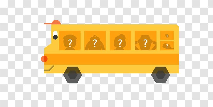 School Bus Drawing Cartoon - Yellow - Painted Transparent PNG