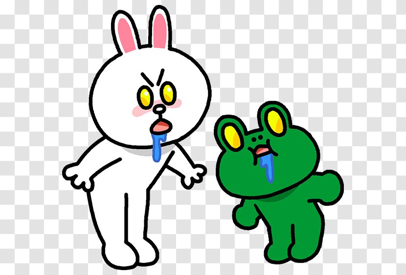 Easter Bunny Line Art Cartoon Clip - Flower - Ramadan Characters Transparent PNG