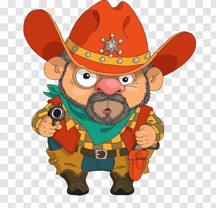 Cowboy Cartoons Illustration - Fictional Character - Little Pirate Gun Transparent PNG
