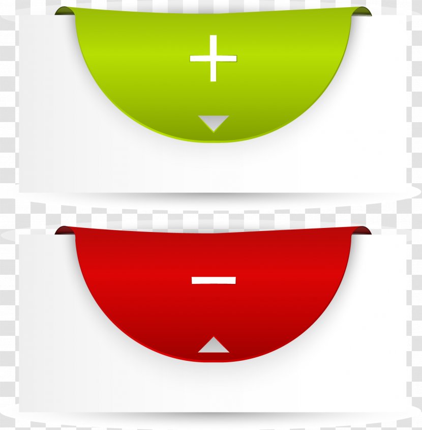 Arrow Download Icon - Red - Vector Transparent PNG