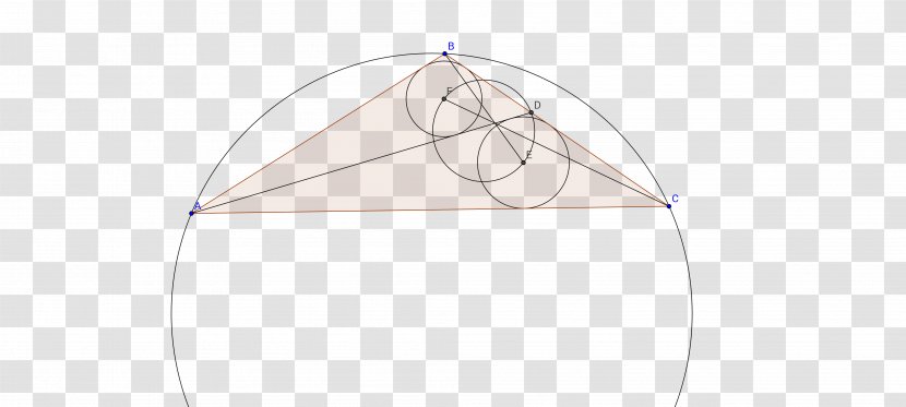 Circle Line Triangle - Area - Euclidean Transparent PNG