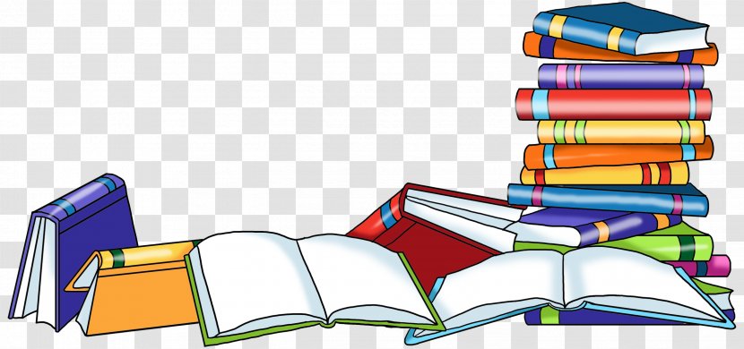 School Library Reading Librarian - Stacked Books Transparent PNG