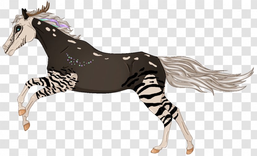 Mane Mustang Stallion Quagga Rein - Horse Tack Transparent PNG