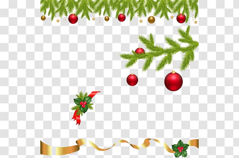 Santa Claus Christmas Decoration Ornament - Holly - Background Transparent PNG