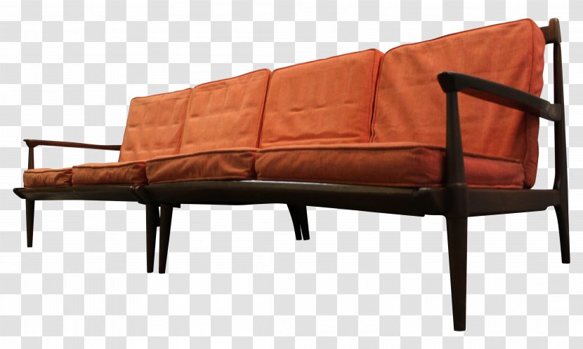 Table Daybed Danish Modern Mid-century Couch - Armrest Transparent PNG