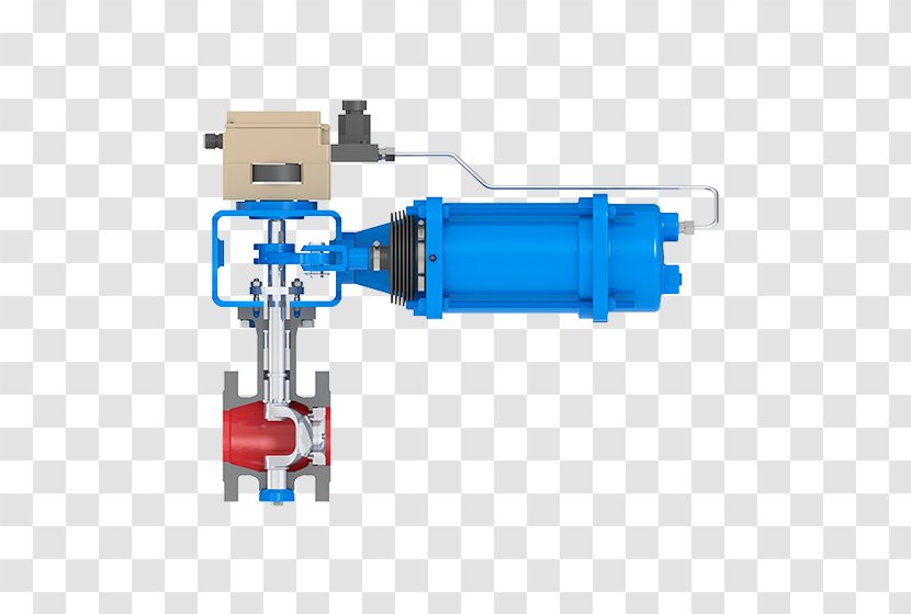 Control Valves Plug Valve Pneumatic Actuator - Pneumatics Transparent PNG