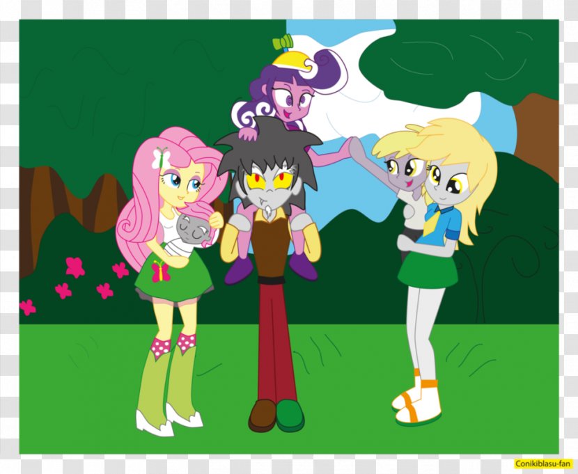 Fluttershy Derpy Hooves Twilight Sparkle Pinkie Pie Discord - Mommy Daddy Baby Transparent PNG