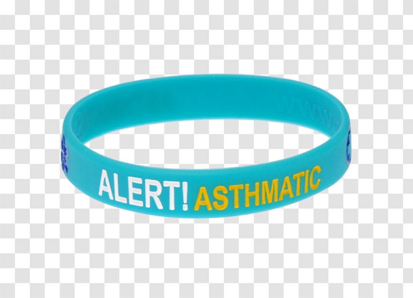Wristband Bracelet Medical Identification Tag So You Have Asthma! - Body Jewelry - Allergy Transparent PNG
