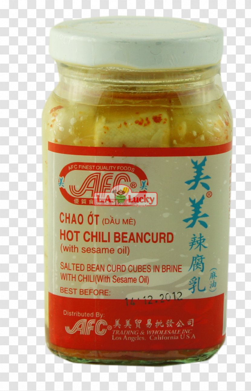 Sauce Vegetarian Cuisine Food Relish Pickling - Pickled Foods - Bean Curd Transparent PNG