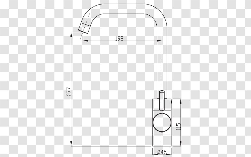 Door Handle Drawing Car Line - Kitchen Sketch Transparent PNG
