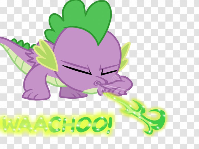 Spike My Little Pony Drawing - Flower - Sneeze Transparent PNG