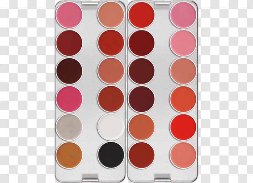 Cosmetics Color Palette Kryolan Make-up - Paint - Lipstick Transparent PNG