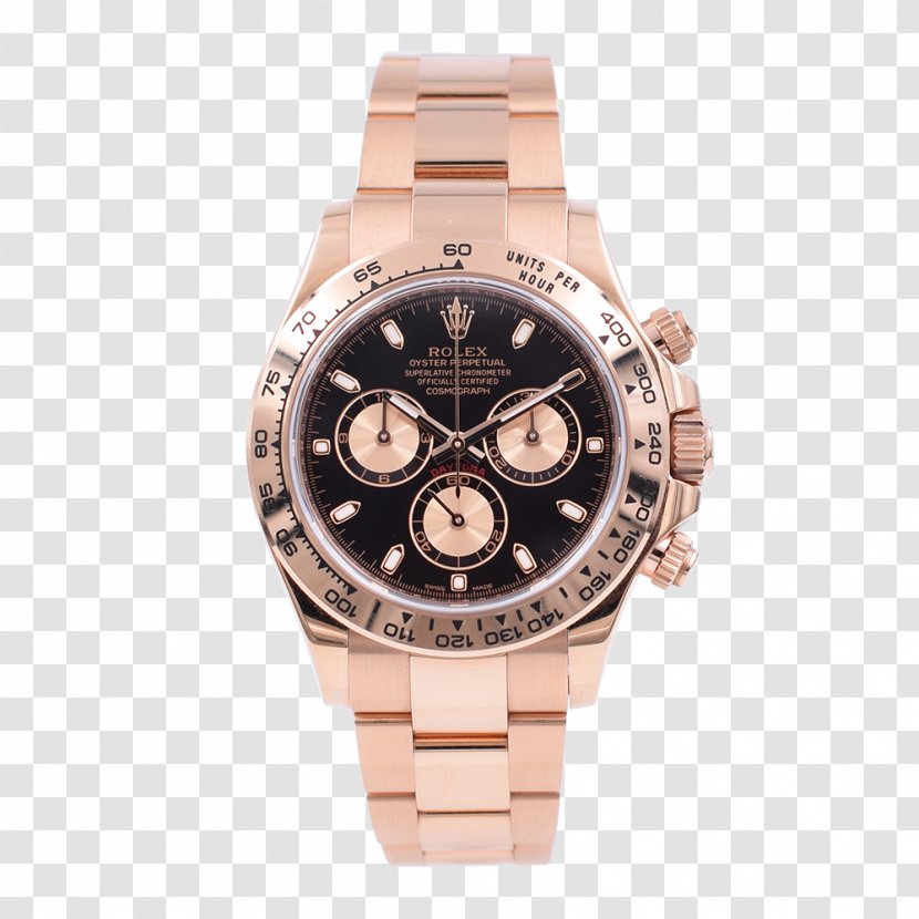 Rolex Daytona Datejust Watch Designer - Platinum Transparent PNG