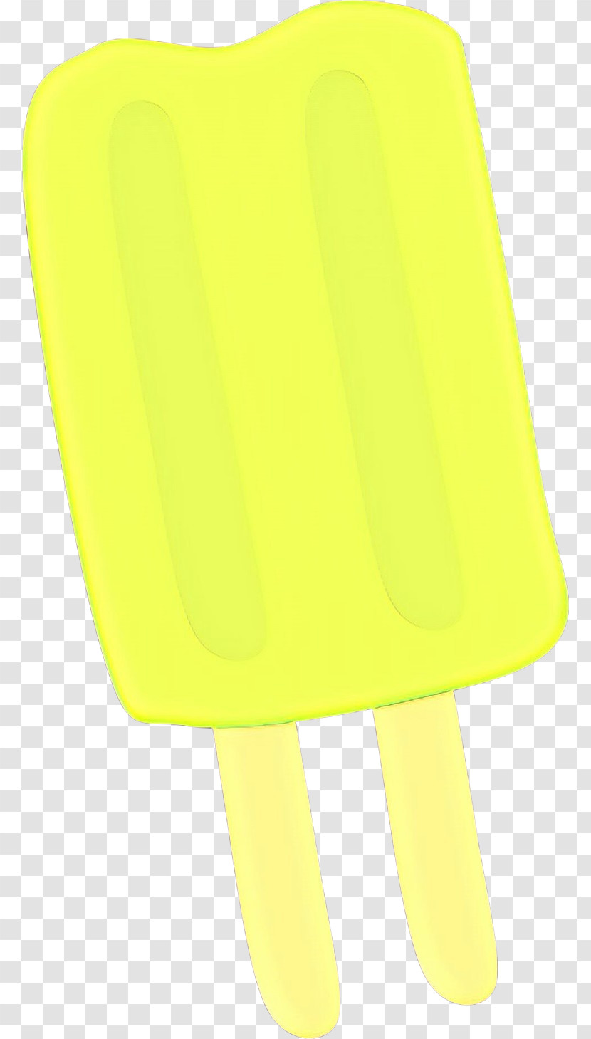 Yellow Ice Cream Bar Ice Pop Frozen Dessert Transparent PNG