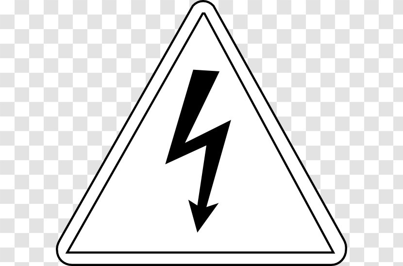 Bliksembeveiliging Electric Potential Difference Triangle Clip Art Surge Protector - Disability - Caution Plate Transparent PNG