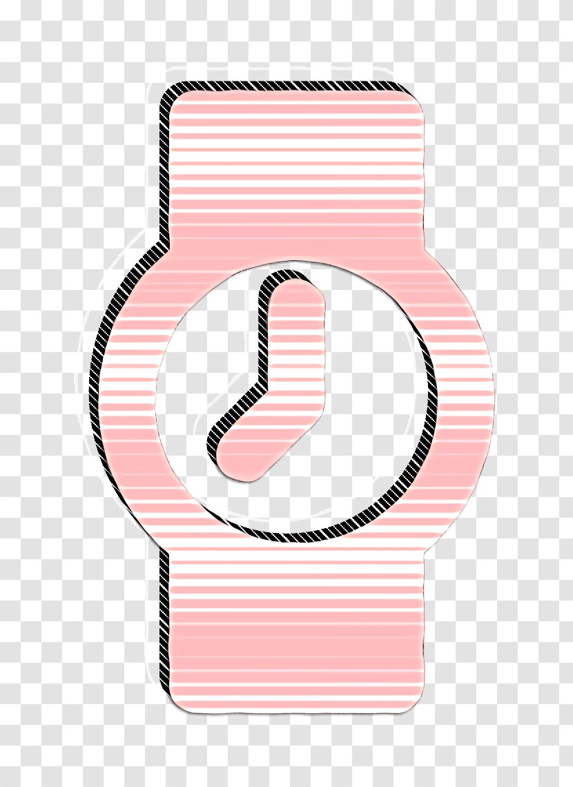 Clock Icon Time Watch - Pink - Gesture Peach Transparent PNG