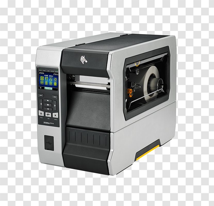 Barcode Printer Zebra Technologies Thermal Printing Label Transparent PNG
