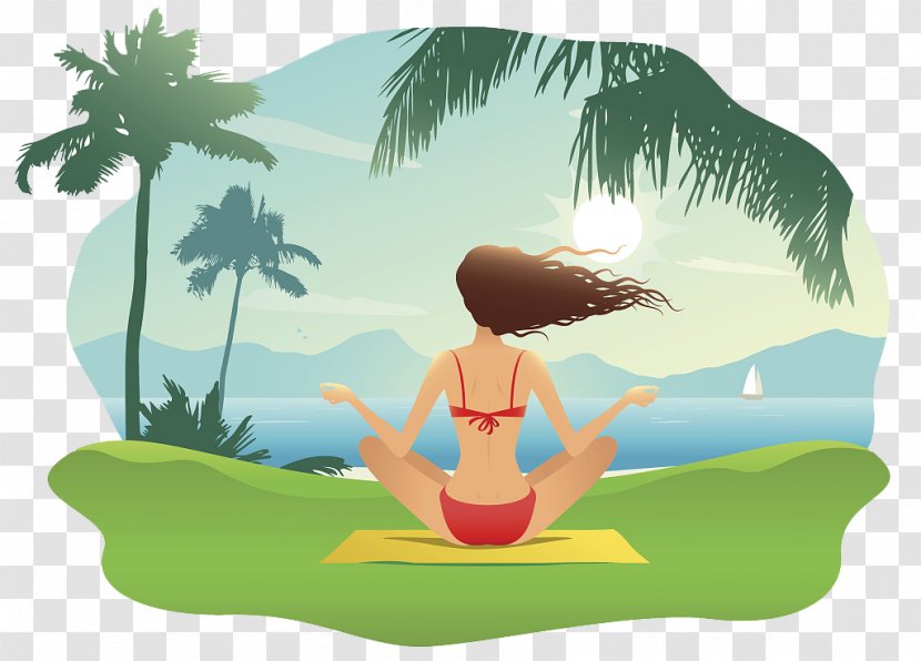 Cartoon Drawing Stock Illustration - Heart - Illustrations Relax The Seaside And Enjoy Holiday Transparent PNG