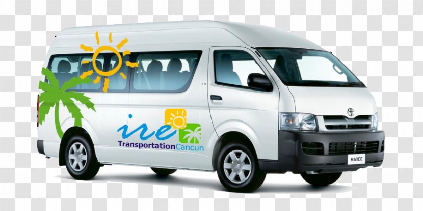 Airport Bus Toyota HiAce Taxi Car - Light Commercial Vehicle Transparent PNG