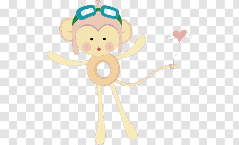 Monkey Cartoon Clip Art - Frame - Cute Transparent PNG