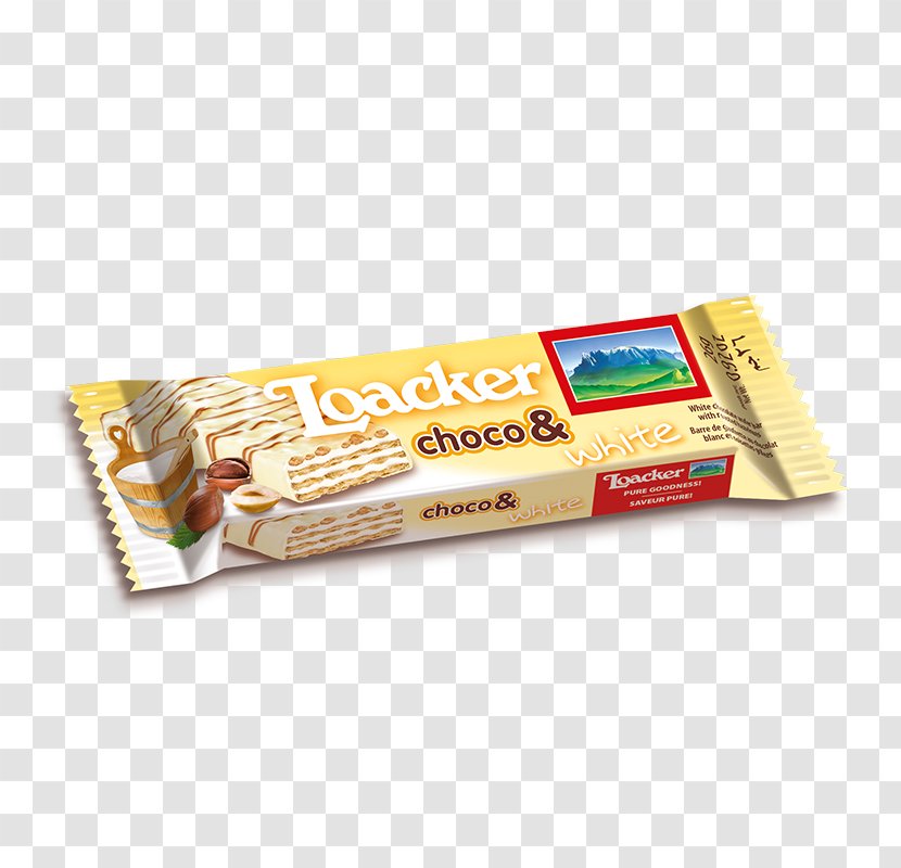 Wafer White Chocolate Loacker Biscuit - Food Transparent PNG