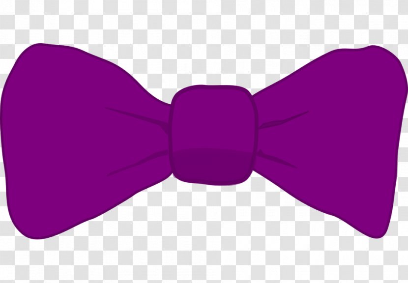 Bow Tie Necktie Purple Clip Art - Violet - BOW TIE Transparent PNG
