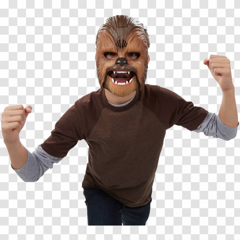 Chewbacca Star Wars Mask Han Solo Kylo Ren - The Force Awakens Transparent PNG