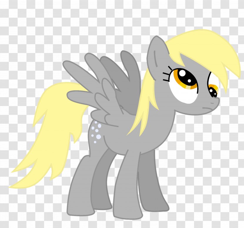 Pony Derpy Hooves Minecraft Horse Pixel Art - Yellow - Indifferent Transparent PNG