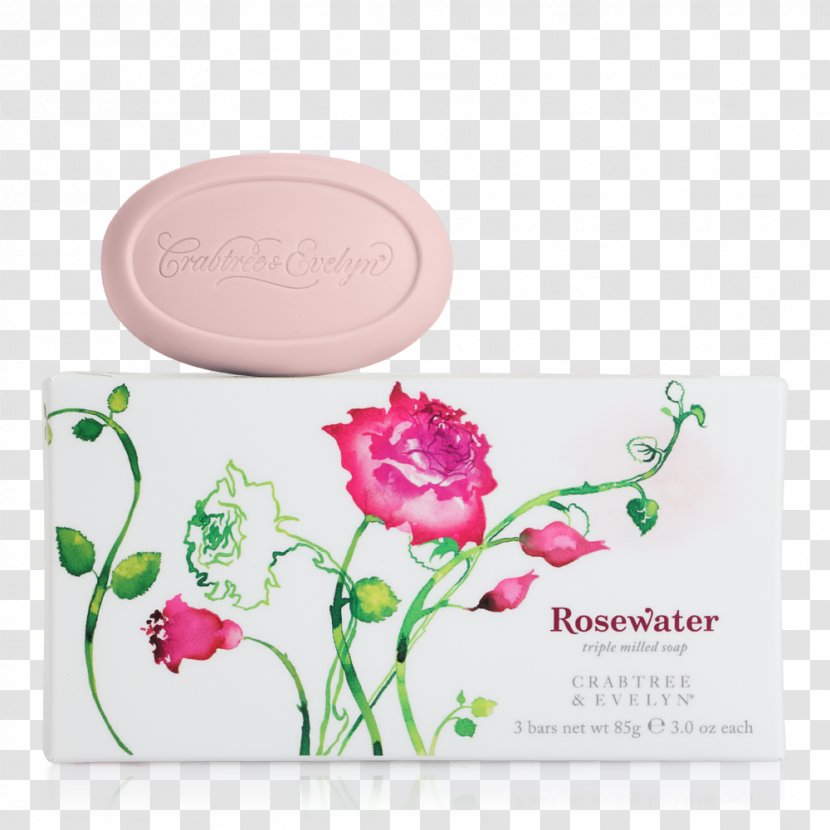 Soap Crabtree & Evelyn Rose Water And Bathing - Hand Washing Transparent PNG