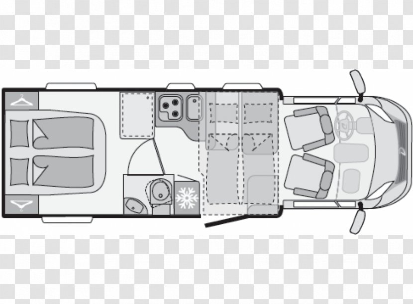 Car Campervans Vehicle Dethleffs - Van Transparent PNG