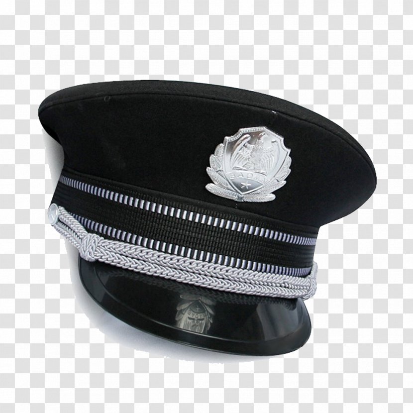 Cap Police Officer Hat Uniform - Headgear - An Ordinary Transparent PNG