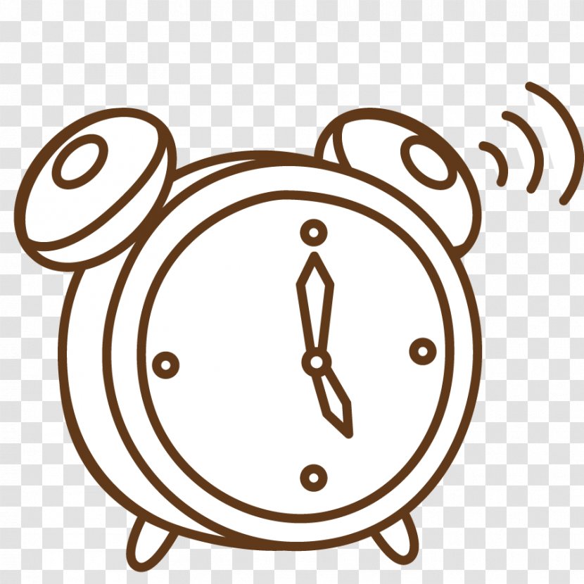 Harcerstvxed Clip Art - Time - Hand Drawn Vector Alarm Clock Transparent PNG