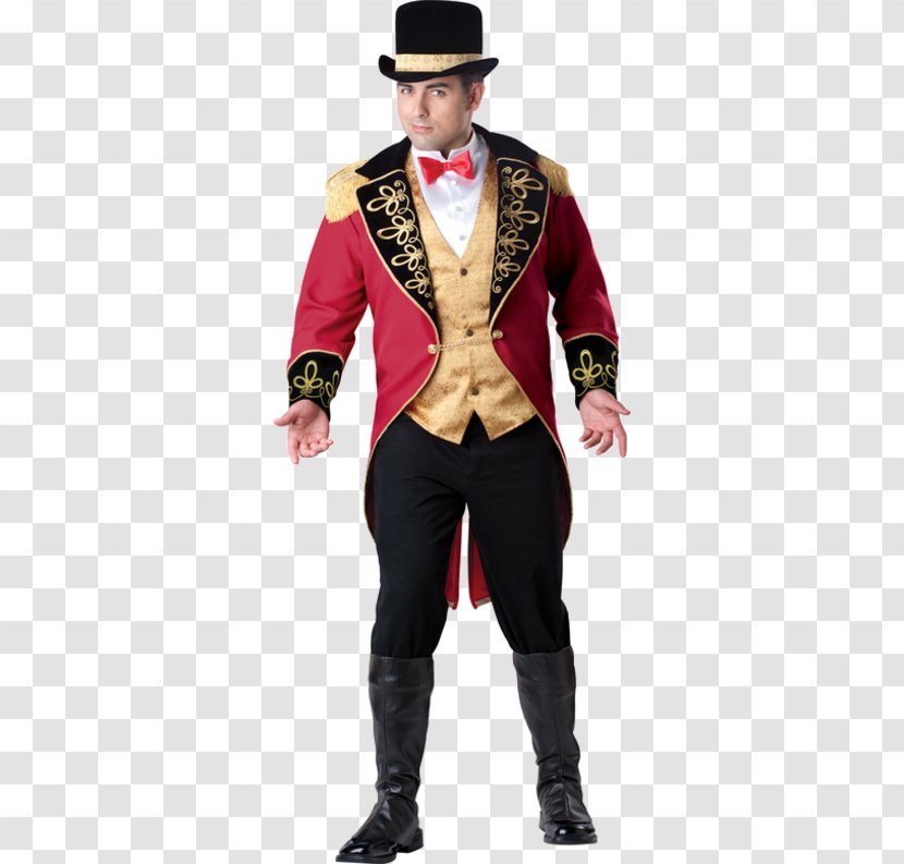 Ringmaster Halloween Costume Tailcoat Circus - Gentleman Transparent PNG