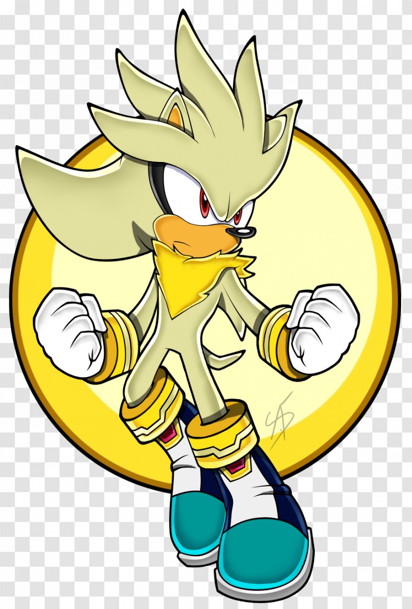 Sonic The Hedgehog 2 Silver Shadow - Yellow Transparent PNG