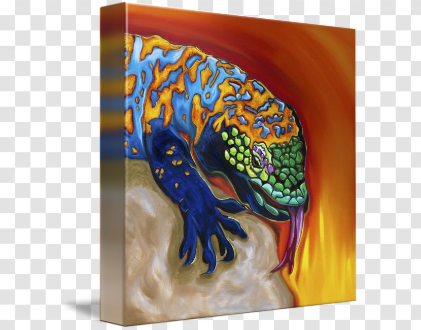 Modern Art Imagekind Gila Monster Canvas Transparent PNG