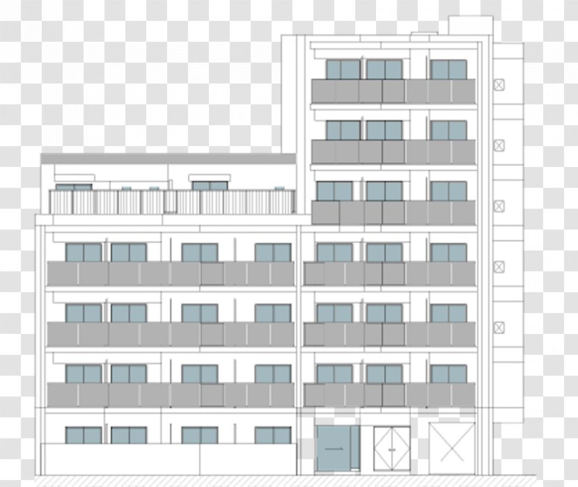 Window Architecture Condominium Property Facade - Corporate Headquarters Transparent PNG