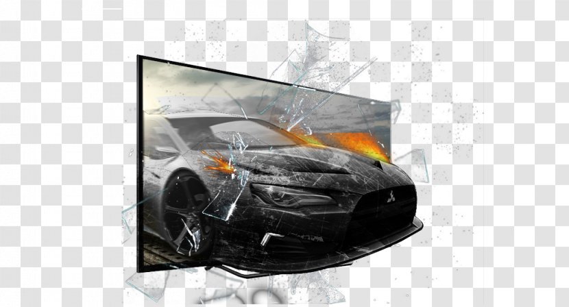 Car Television - Automotive Design - TV Transparent PNG