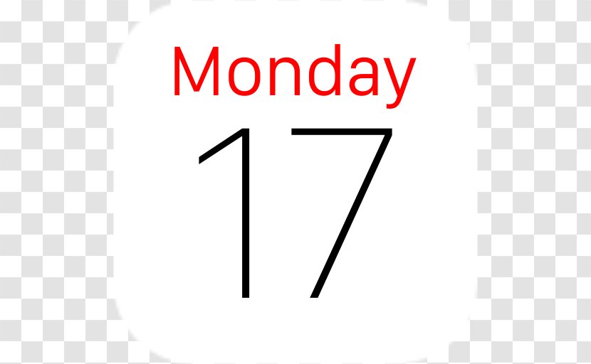 Calendar Apple IOS App Store - Logo - Icon Transparent PNG