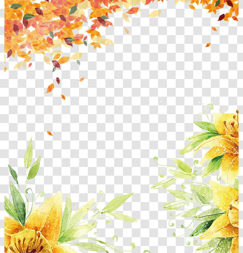 Autumn Leaf Color - Poster - Leaves Flowers Transparent PNG