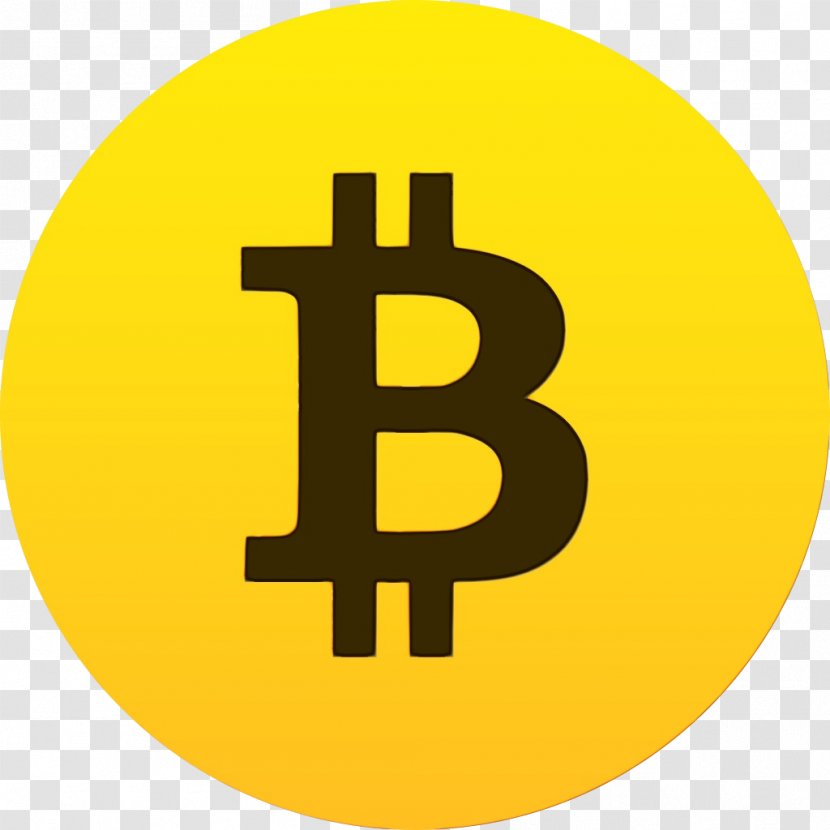 Circle Background - Bitcoin - Sign Yellow Transparent PNG