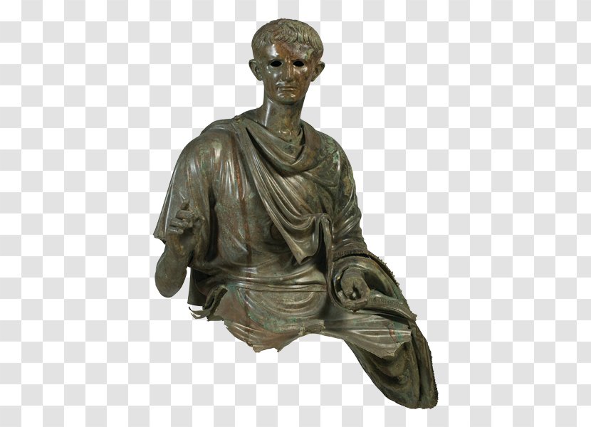 Livia National Archaeological Museum, Athens Augustus Of Prima Porta Bust Naples - Res Gestae Divi Augusti - Stone Statue Transparent PNG