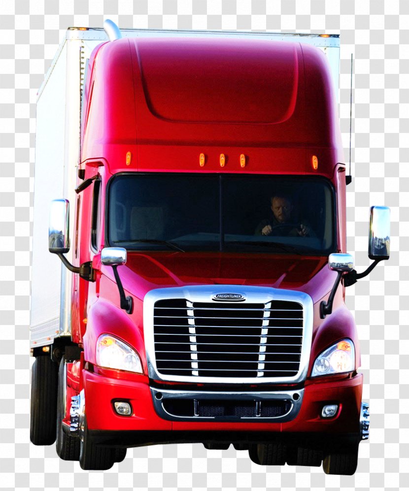 Car Truck Driver Driving Motorway Services - Hood Transparent PNG