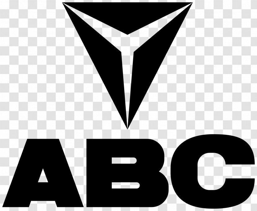 Logo United Kingdom American Broadcasting Company Associated Television - Black And White Transparent PNG
